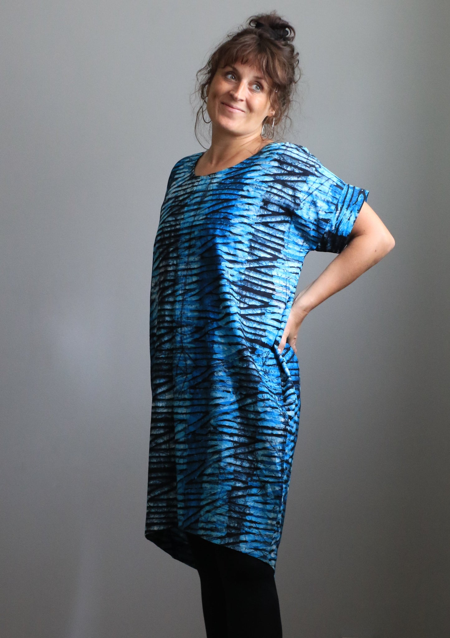 Morowa Dress - Blue Legon