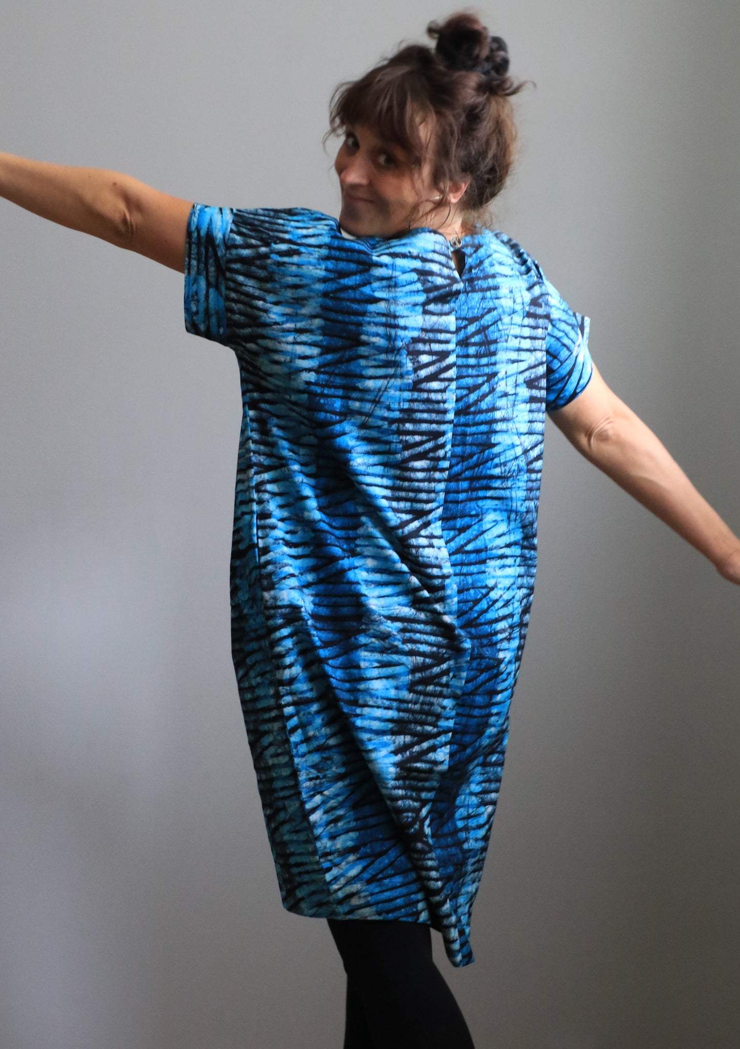 Morowa Dress - Blue Legon