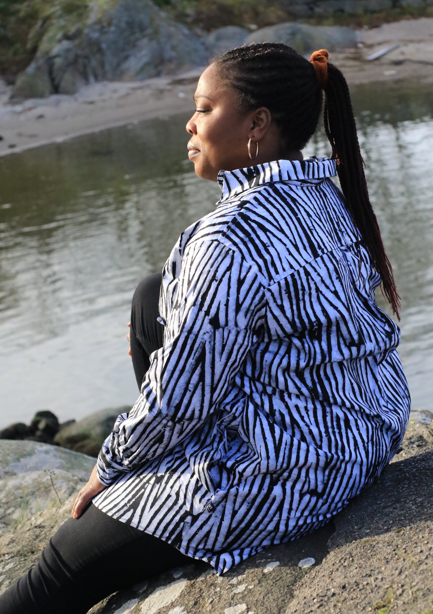 Yaa Oversized Shirt - Svart Legon