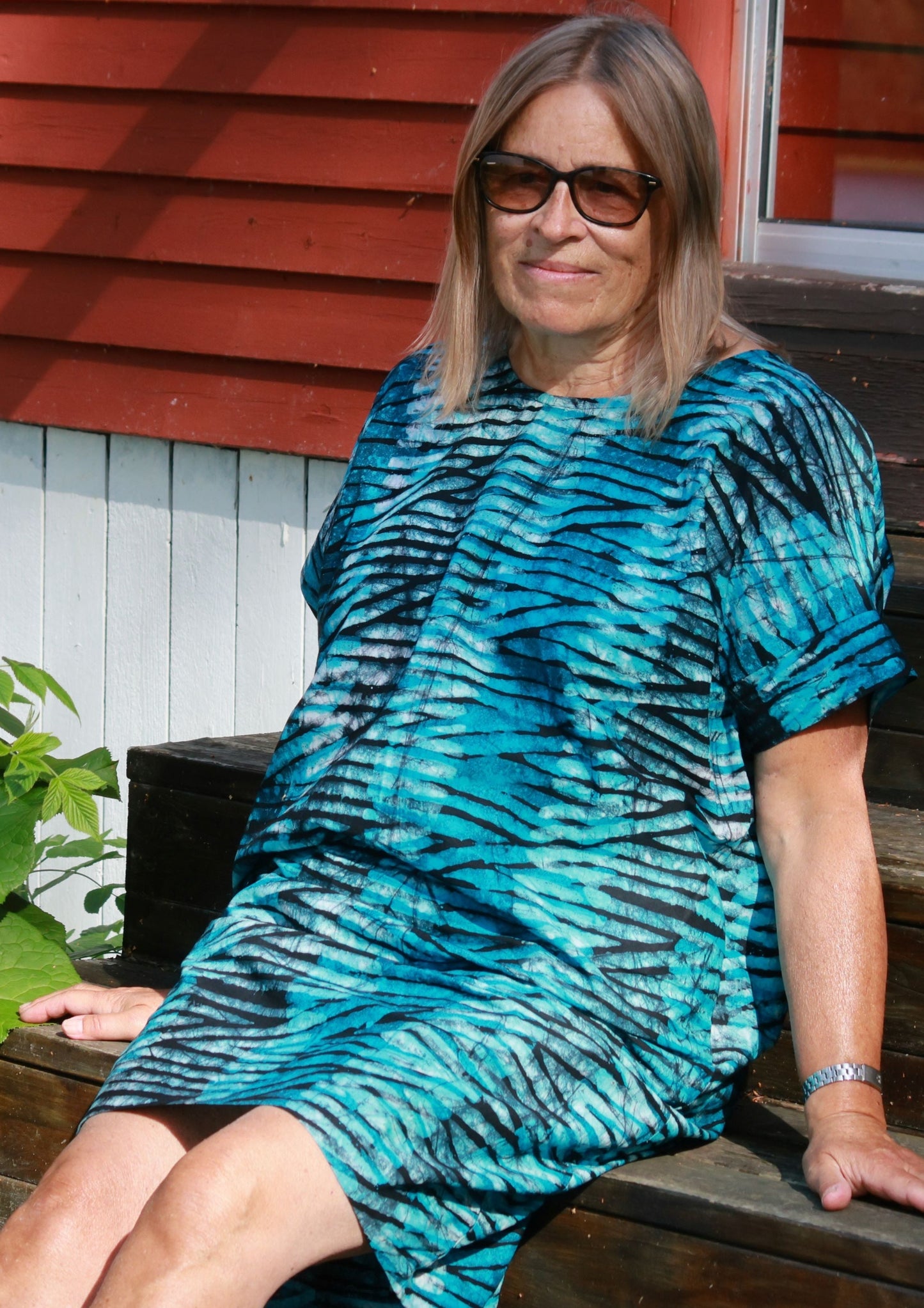 Morowa Dress - Blue Legon