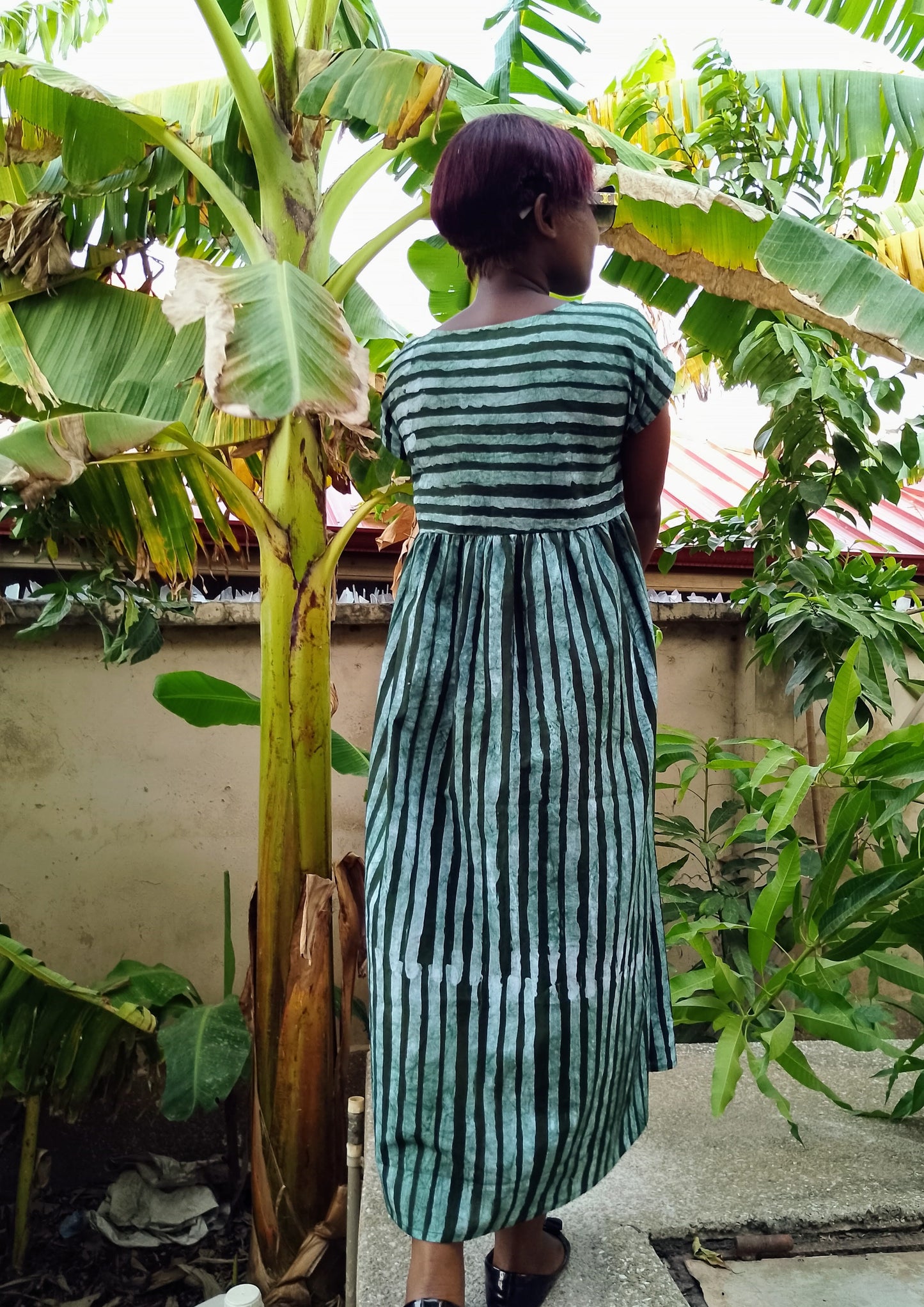 Tawiah Dress - Green Makola