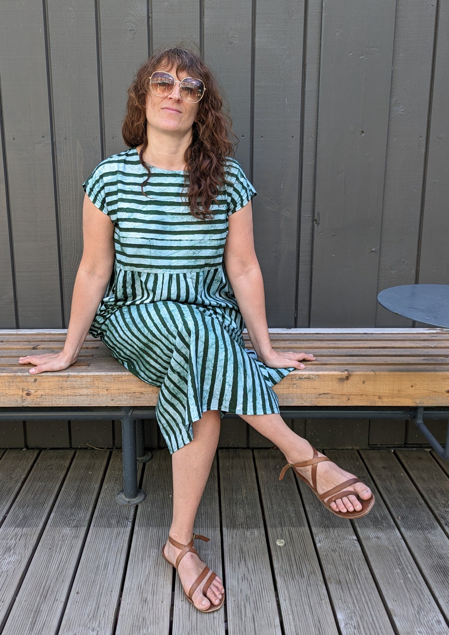 Tawiah Dress - Green Makola