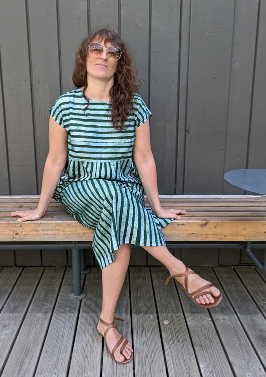 Tawiah Dress - Green Makola