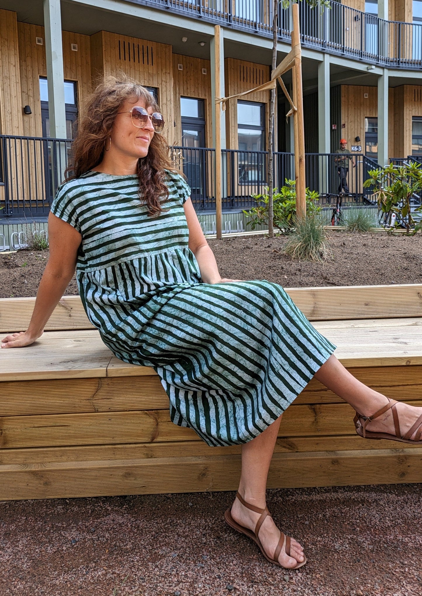 Tawiah Dress - Green Makola