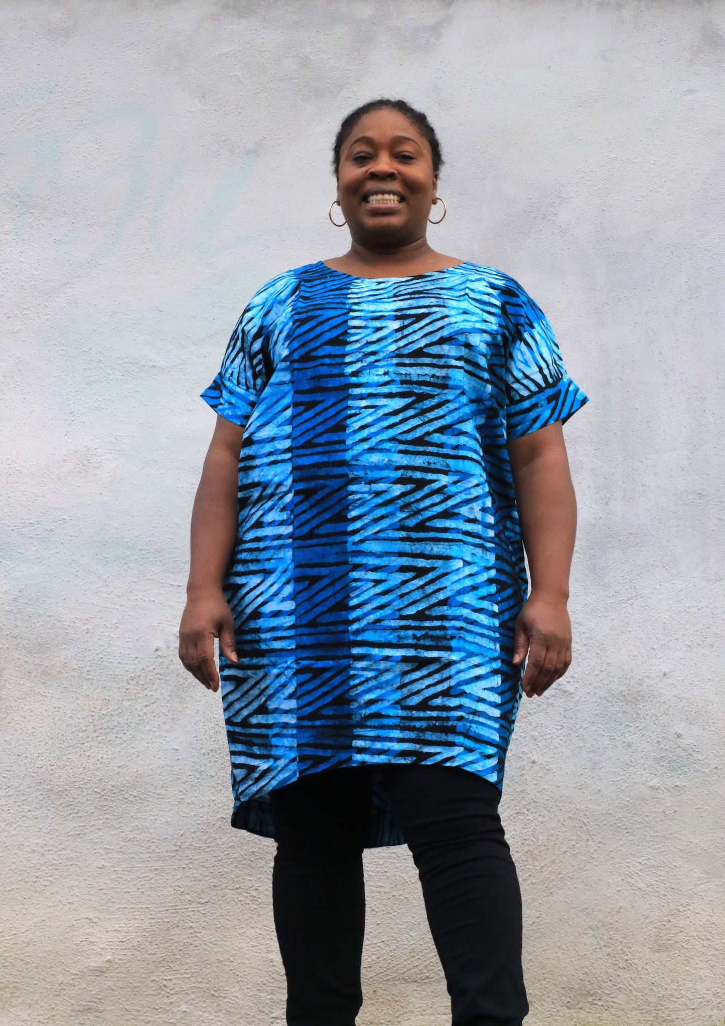 Morowa Dress - Blue Legon