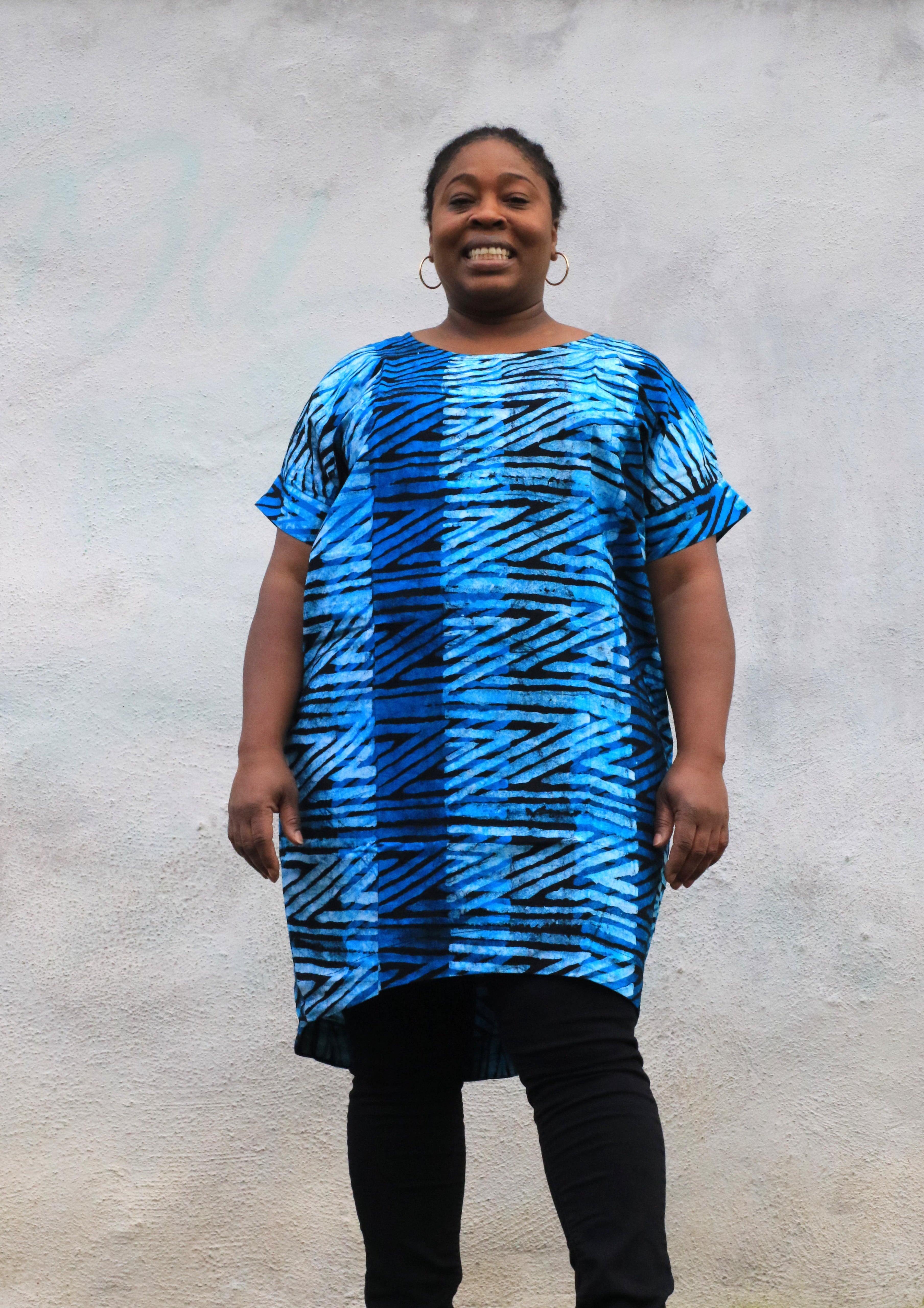 Morowa Dress Blue Legon Iko Accra Morowa Dress Blue Legon Iko Accra